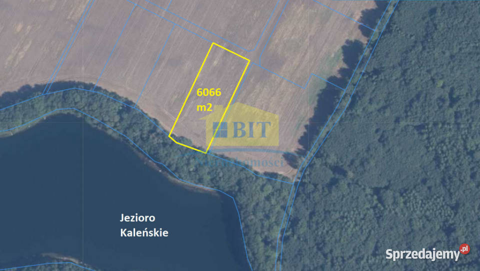 Działka 6066 m2 z dostępem do jeziora Kaleńsko Żelisławie