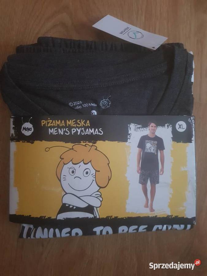 Piżama męska rozmiar XL Pszczółka Maja Moda i Styl Warszawa sprzedam