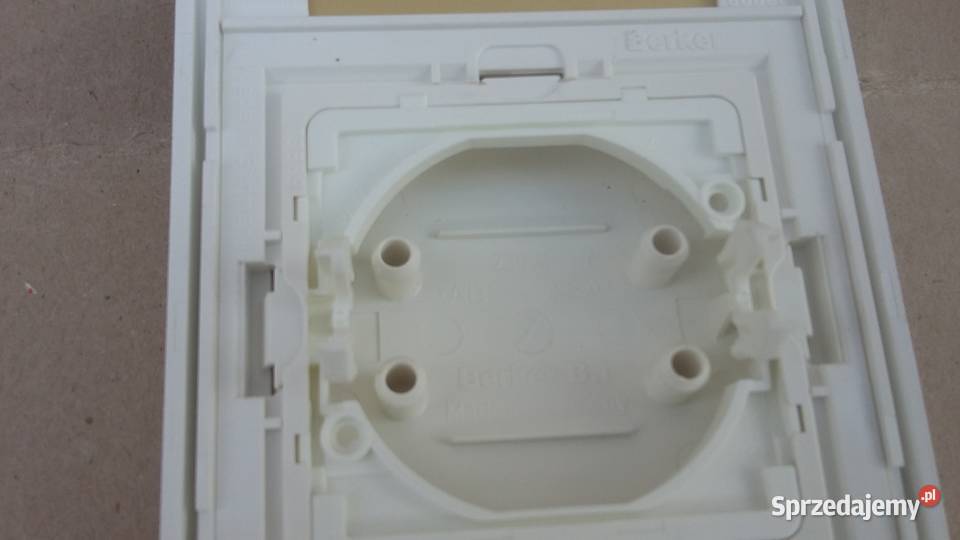 Włącznik łącznik światła BERKER B1 MosiądzBiały Warszawa