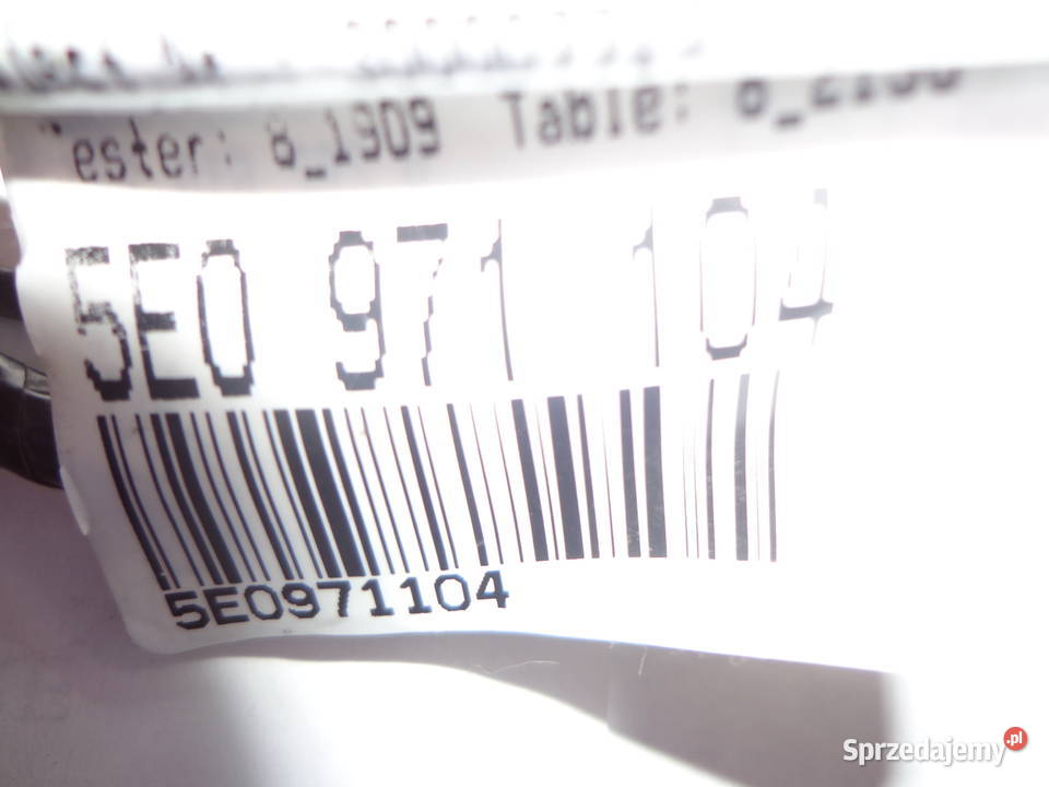 Skoda Octavia III wiązka intalacja PDC czujników łódzkie Łódź