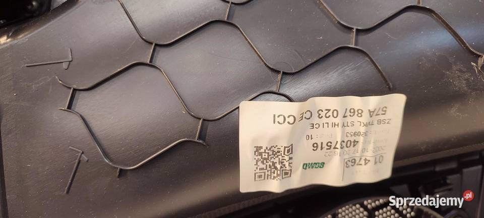 SKODA KAROQ BOCZEK DRZWI LEWY TYŁ 57A867023CE osobowe sprzedam