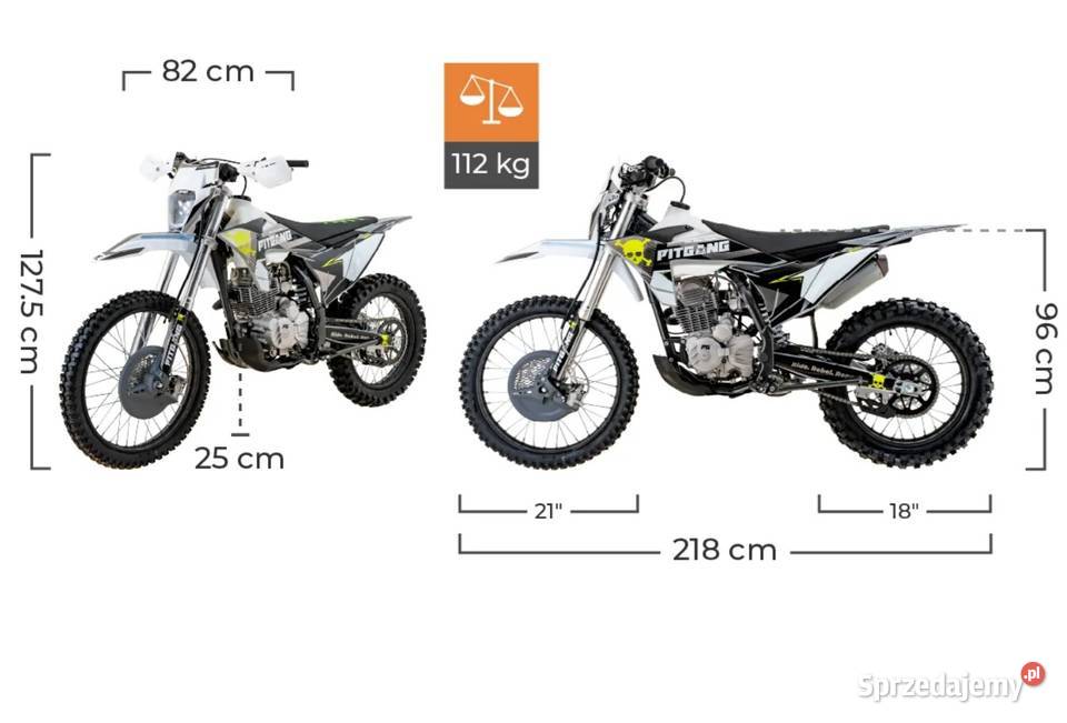Nowość 2026 Cross Dirt Bike PITGANG 300 XD Nowy Nowy Sącz