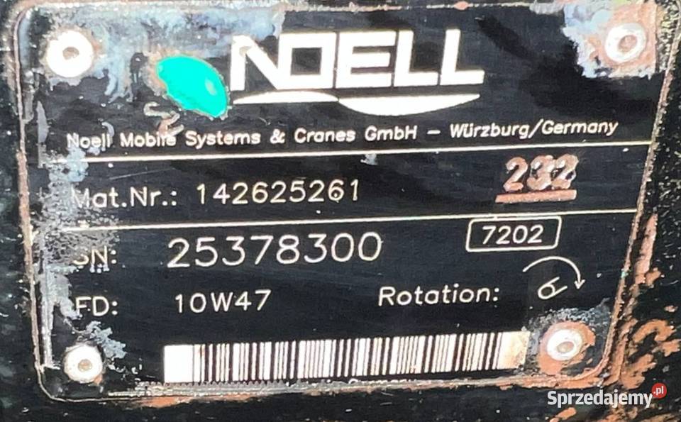 Noell 142625261 A11VLO260 A4VG180 A10VSO18 pompa