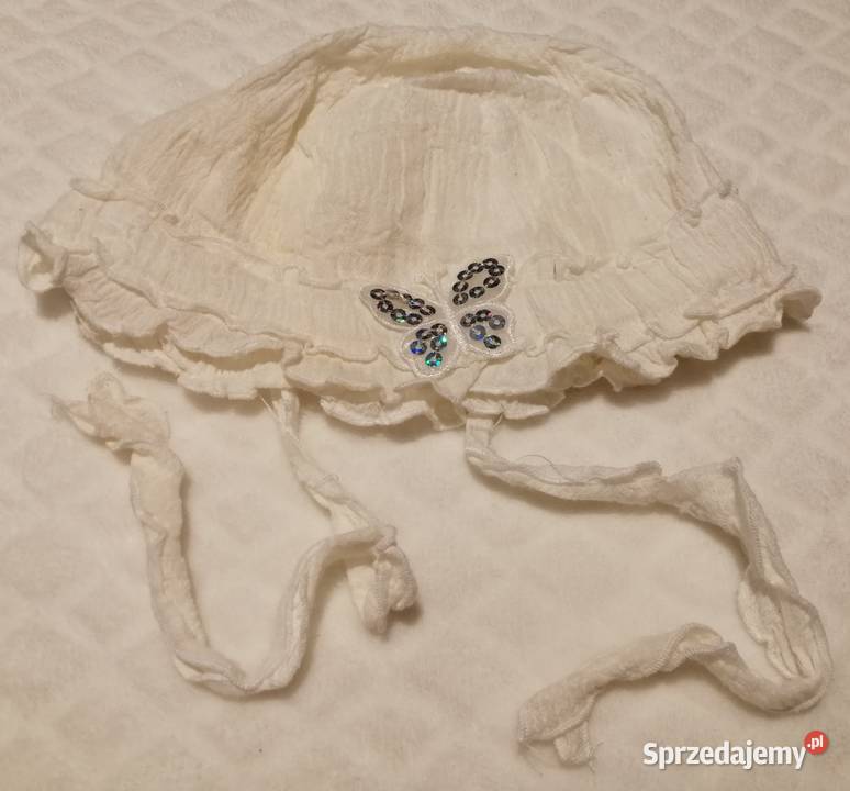 Czapeczka dziewczęca na lato motylek 46 Odzież sprzedam