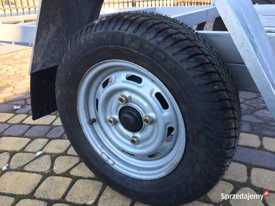 Przyczepa samochodowa pod zabudowę