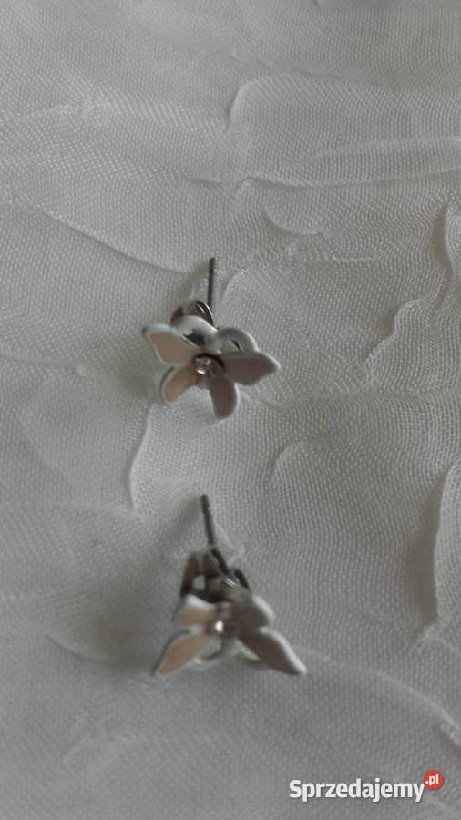 MINIATUROWE KOLCZYKI MOTYLKI Biżuteria dla Pań Piła