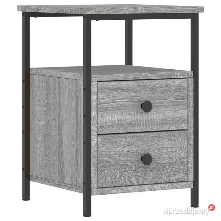 Szafki nocne 2 szary dąb sonoma 34x355x50 sprzedam