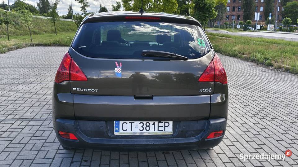 Peugeot 3008 20 HDI 163 skóry panorama 2009r Toruń sprzedam