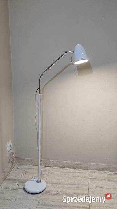 Lampa podłogowa biała wysokość 135 kujawsko-pomorskie