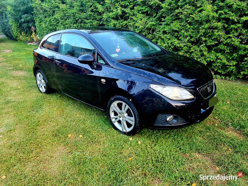 Seat Ibiza 19TDI 105 3d 55l6l spalanie czarna czujnik parkowania