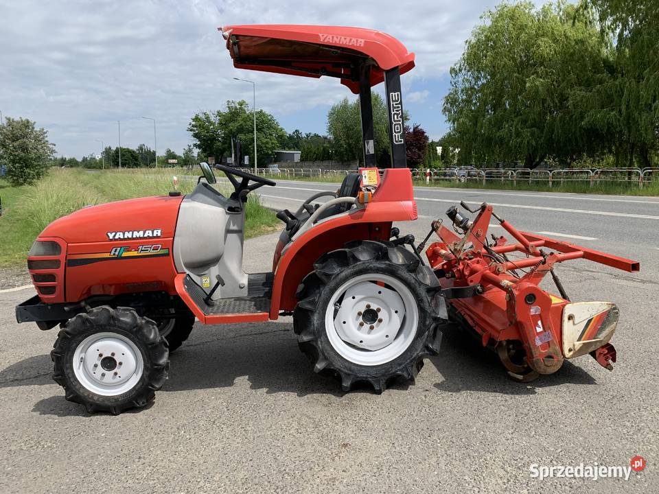 Traktorek Yanmar AF150 z glebogryzarką Wisznia Mała