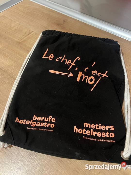 Ładny worko plecak le chef cest moj Gdańsk sprzedam