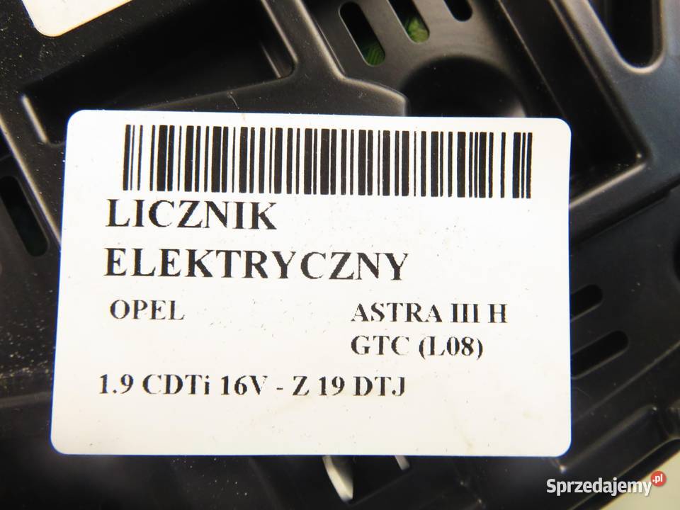 LICZNIK OPEL ASTRA III H GTC 19 CDTi 16V