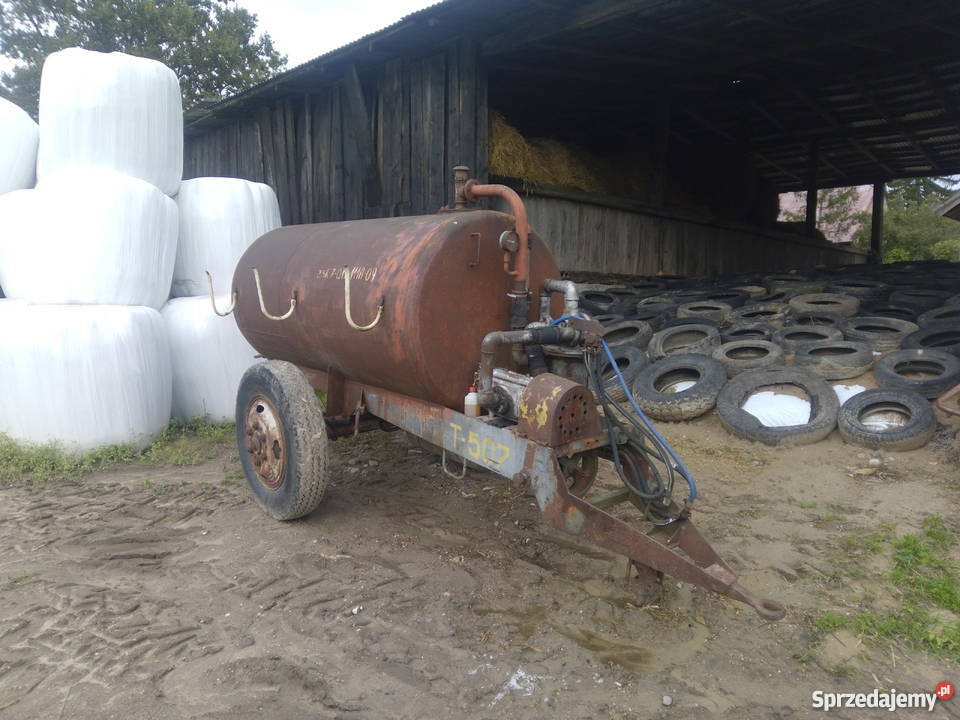Beczkowóz Pojemności 2500L Maszyny rolnicze Brzydowo