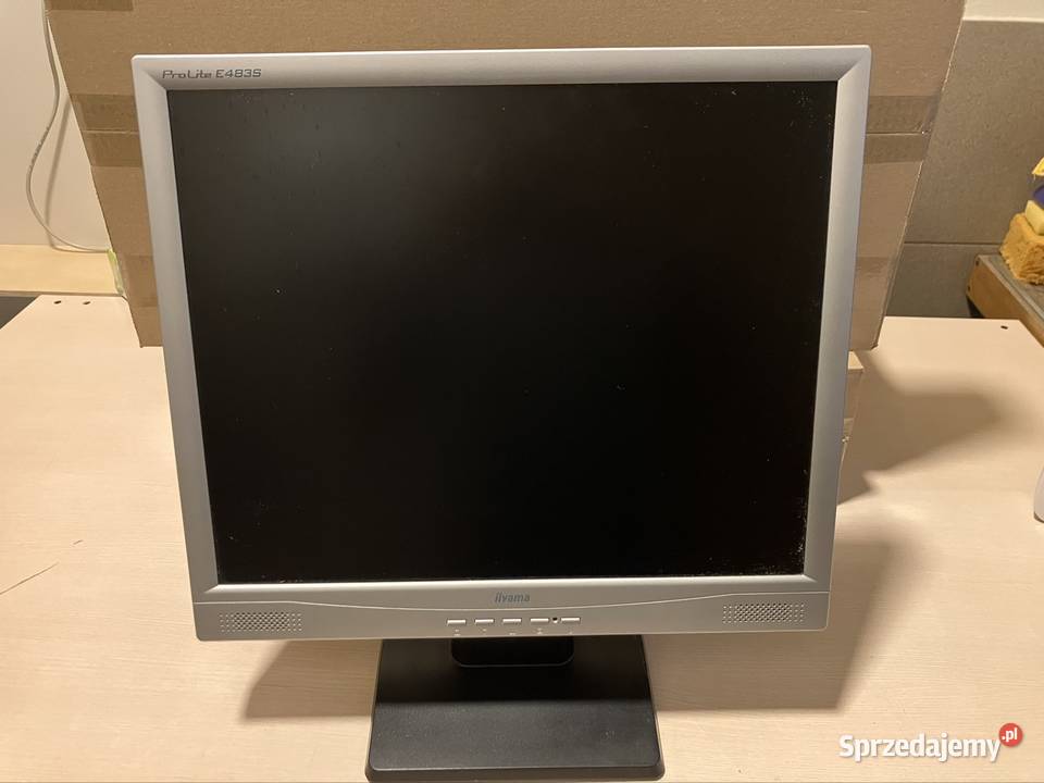 Monitor LCD głośniki Monitory i projektory Szemud