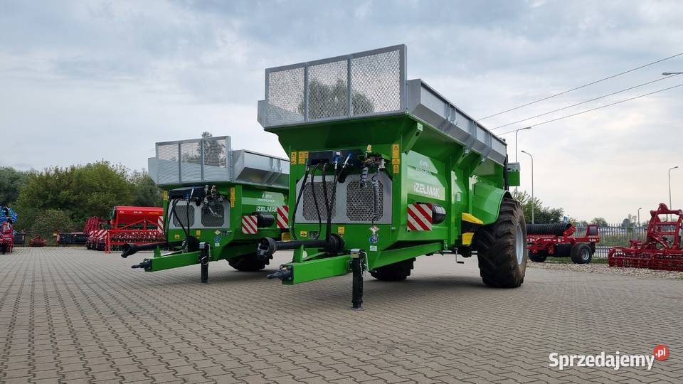 Rozrzutnik obornika jednoosiowy 12 ton Kredyt nieuszkodzony Rolnictwo Ciechanów