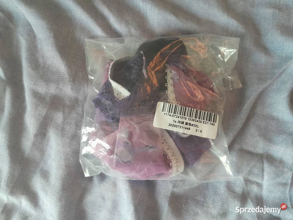 Męskie seksowne majtki bikini figi kwiatowy haft