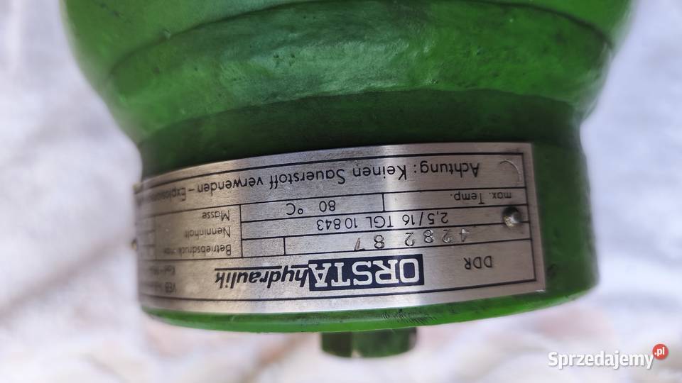 Akumulator hydrauliczny Orsta 10843 Bizon Toruń sprzedam