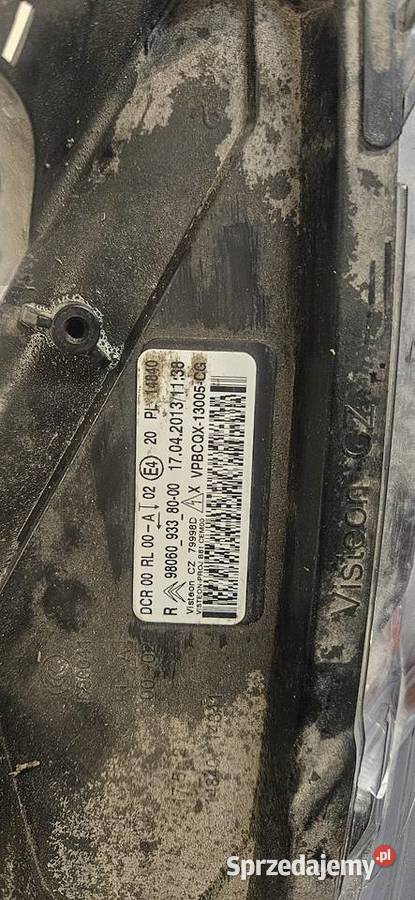 Citroen DS5 2013r Bixenon Led lampy kompletne Rok produkcji 2013 podkarpackie Jarosław sprzedam