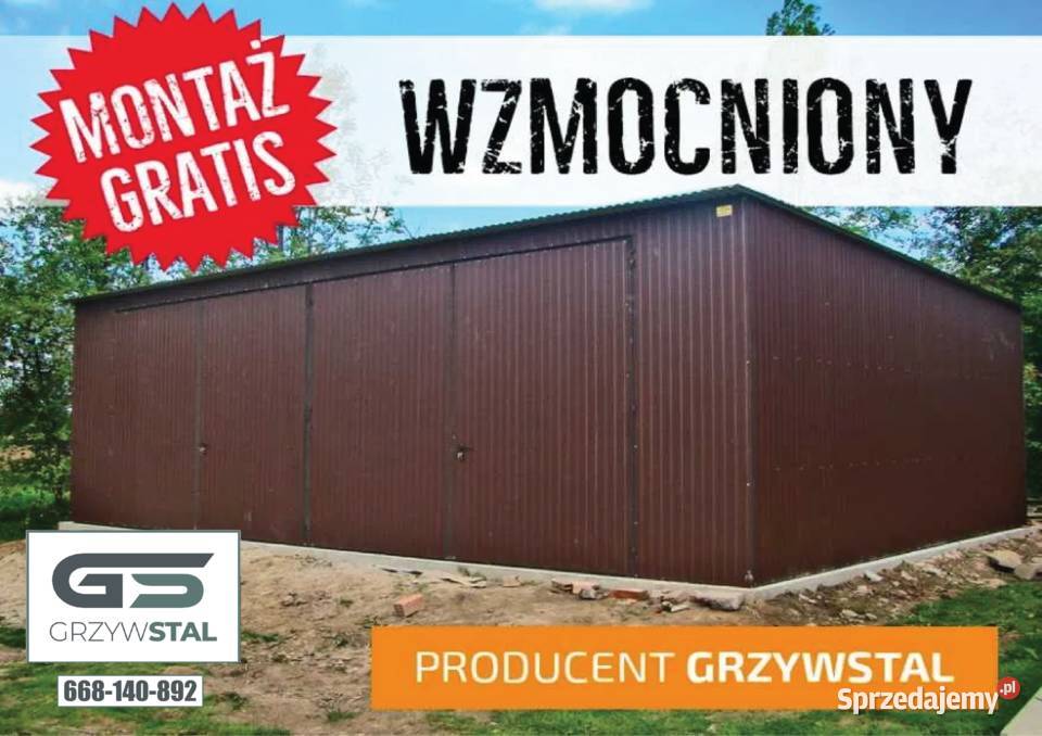 GARAŻ BLASZANY Garaże Blaszane Magazyn Rolniczy Czarnków