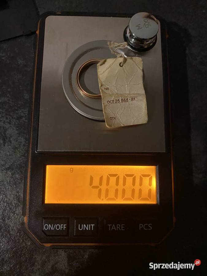 Obrączki Vintage z prawdziwego złota Miedziany złoto Obrączki Gdańsk