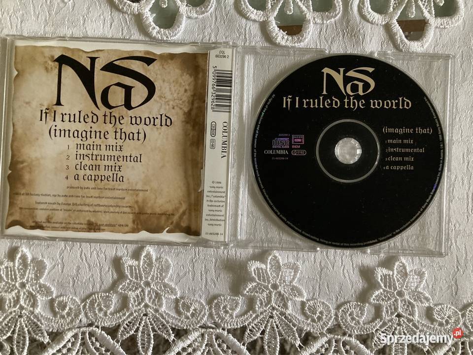 Płyta CD Single Nas IF I Ruled The World Lata 90