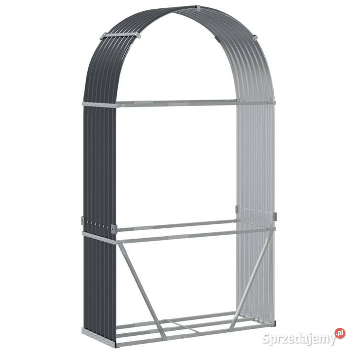 Stojak na drewno antracyt 120x45x210 stal Warszawa