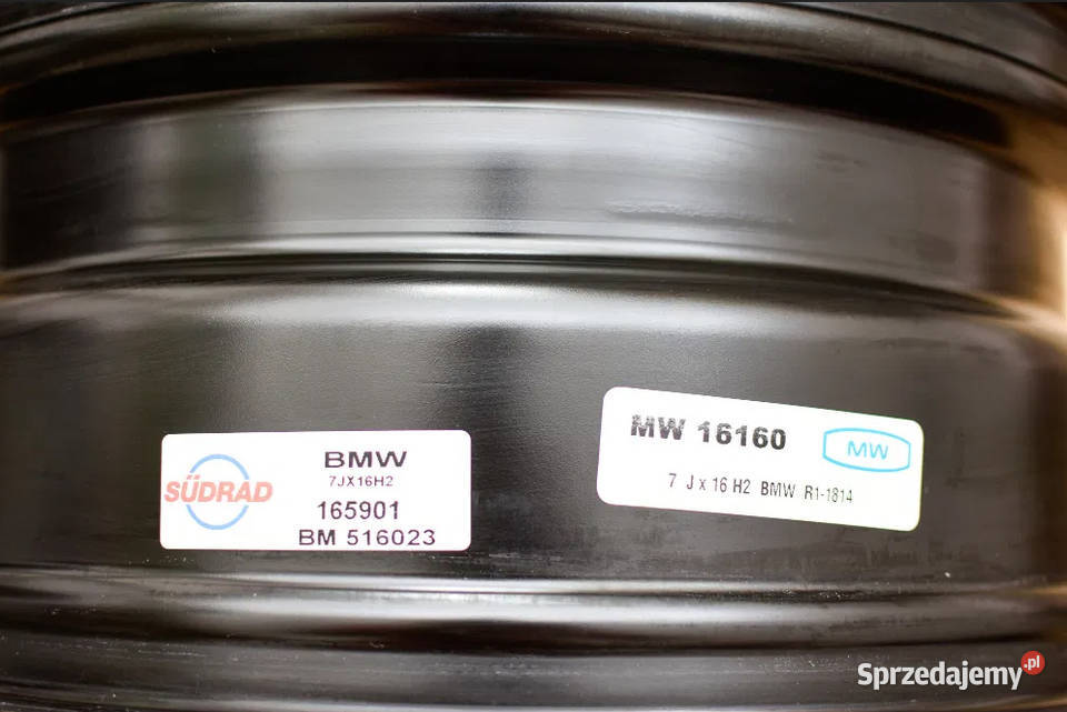 Felgi stalowe 16 oryginalne BMW do F30 F31 F36 Motoryzacja Zgorzelec