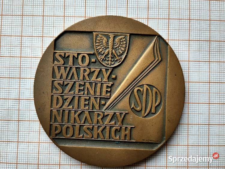 Medal PRL Stowarzyszenie Dziennikarzy Polskich Kościan