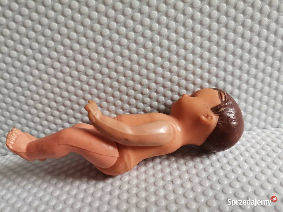 Stara mała gumowa figurka lalka Katowice