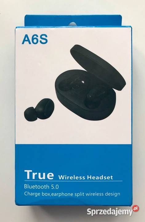 A6S TWS nowe słuchawki bezprzewodowe bluetooth Warszawa sprzedam