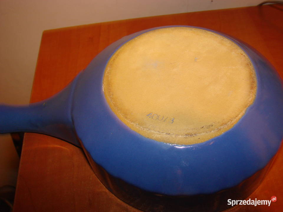 stary niemiecki ceramiczny rondel Pozostałe Pruszcz Gdański