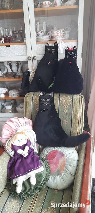 Poduszki KOTY dzieci na prezent na szczescie Maskotki wielkopolskie Poznań