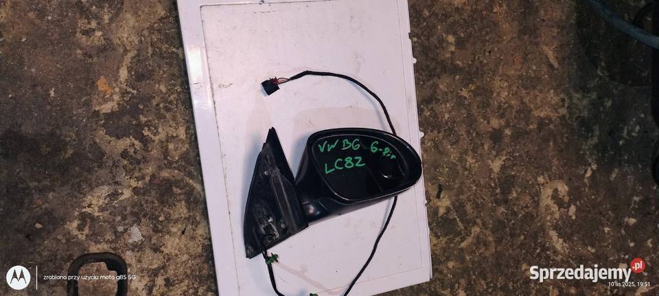 Lusterko prawe pasażera VW Passat B6 kod LC 8z osobowe Lusterka zewnętrzne Lubin