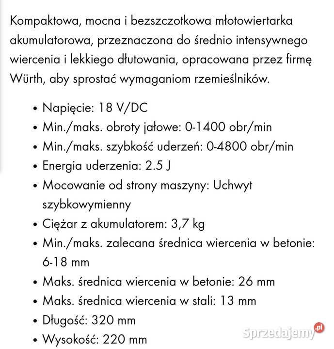 Zestaw Wurth opolskie Byczyna