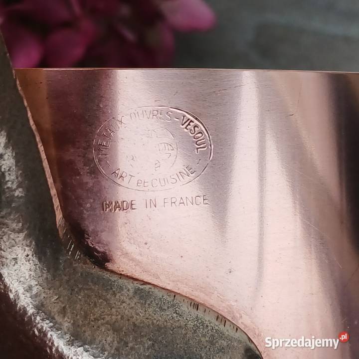 Miedziany garnek miedziane rondle komplet 4 mazowieckie Warszawa