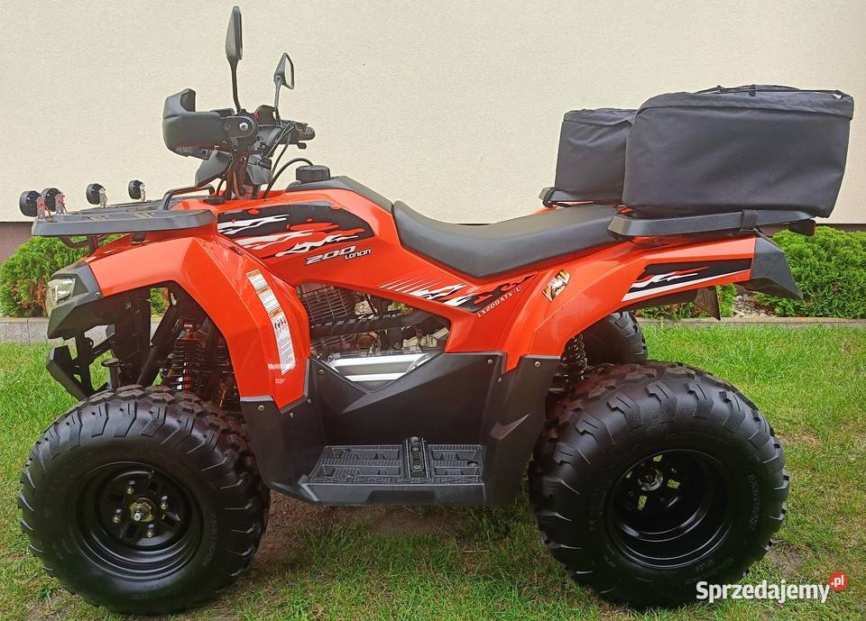Quad 200 11 Z HOMOLOGACJĄ NOWY metalic mazowieckie Ponikiew Duża
