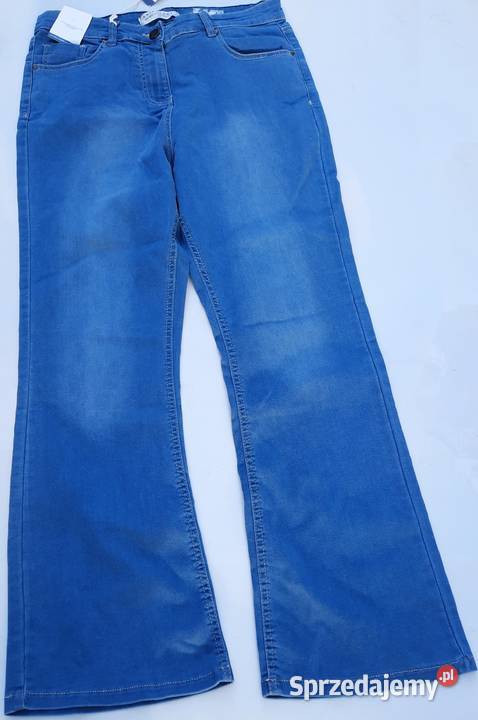 44 Anthology Jeansy damskie z wysokim stanem Szczerbice