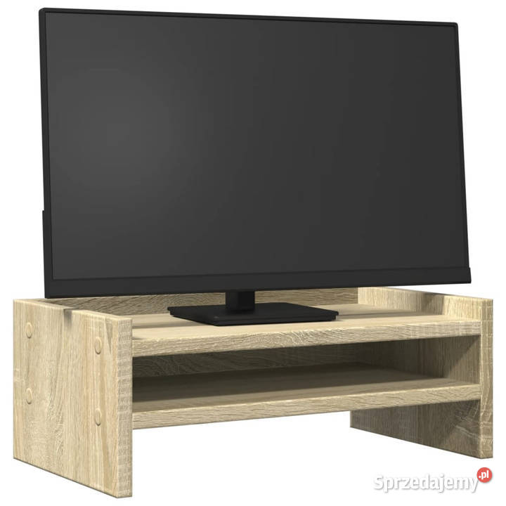 Podstawka pod monitor dąb sonoma 42x24x16 mazowieckie Warszawa