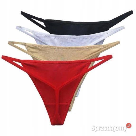 L XL Stringi damskie 4 sztuki Moda i Styl śląskie Szczerbice