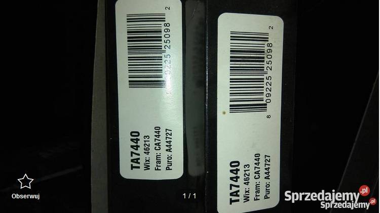 Filtr powietrza Jeep Nissan Infiniti Suzuki śląskie Będzin