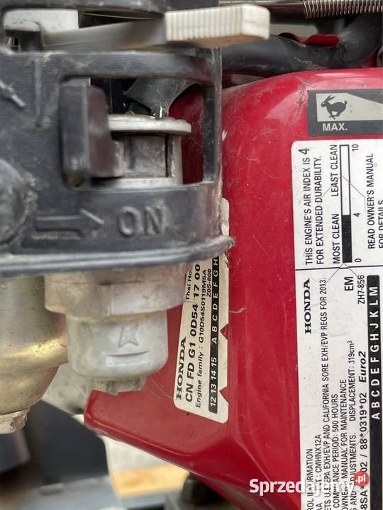 ZAGĘSZCZARKA BELLE FC3612E 201819 HONDA GX120 Warszawa