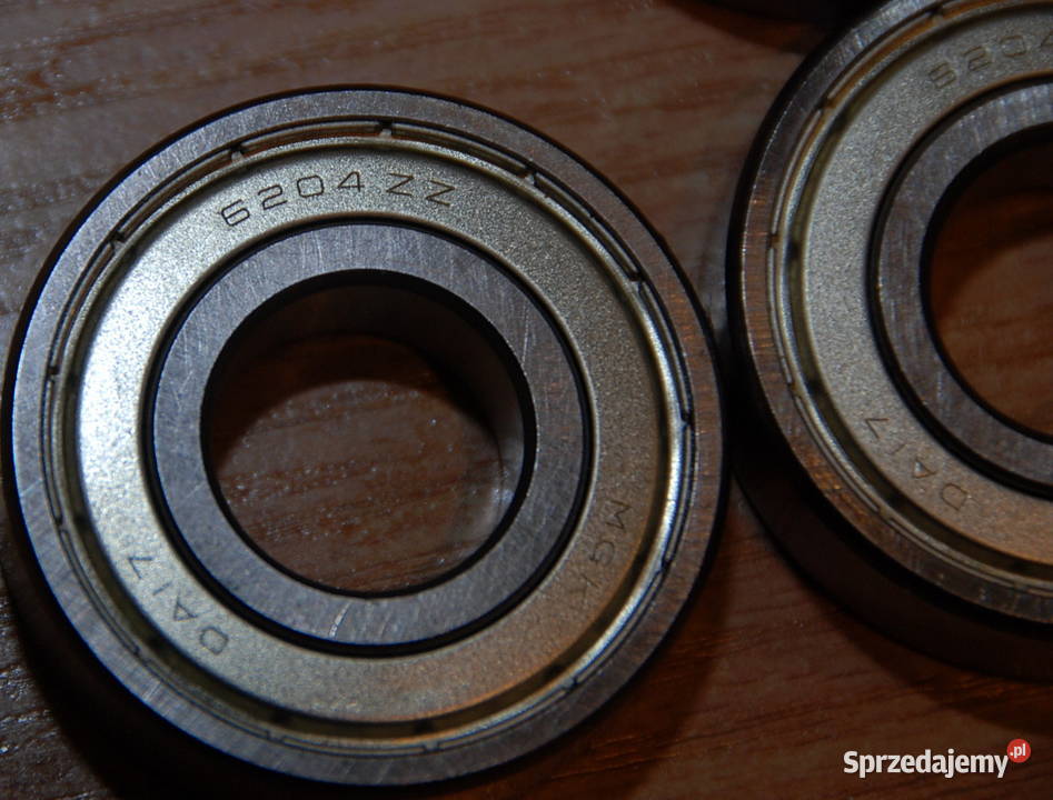 4 łożyska kulkowe 6204zz Warszawa