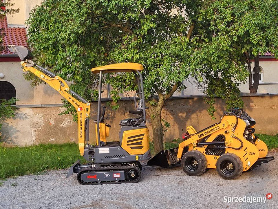 Mini Koparka Berger Kraus BK1250AS skrętne ramie Opole sprzedam