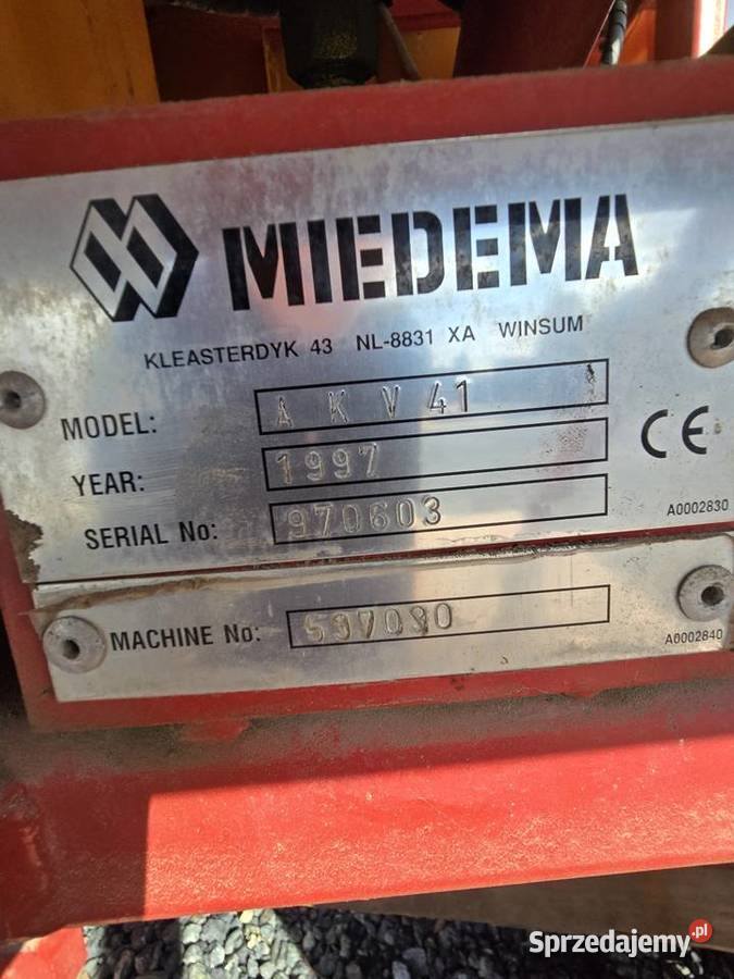 Napełniacz skrzyniopalet MIEDEMA AKV 41 Bolesławiec