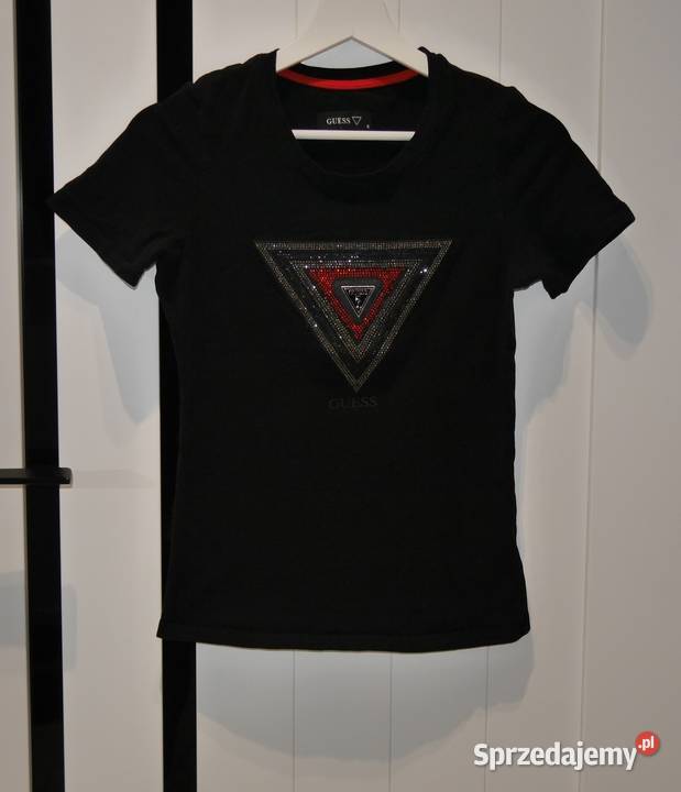 Guess piękna bluzka cyrkonie 34 XS Bez wzoru Wrocław
