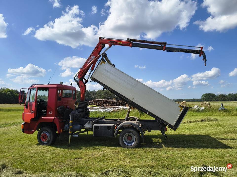 Man 10163 L2000 wywrotka kiper hds żuraw Napęd tylna oś Opole