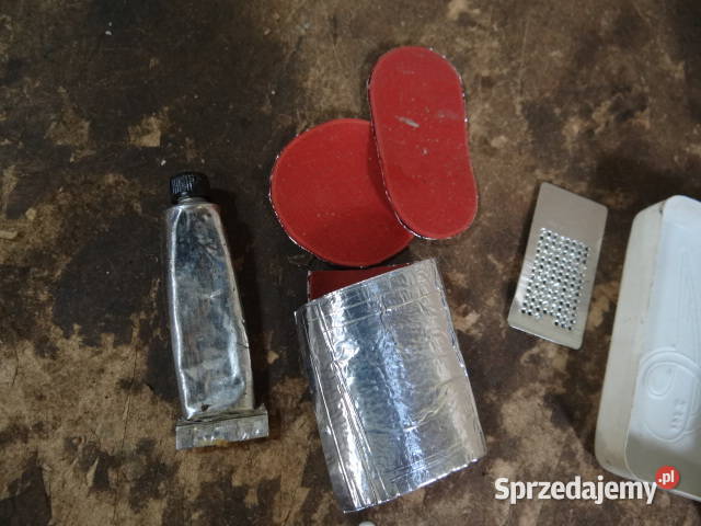 pudełko z łatkami MZ ES TS ETS org DDR Żary