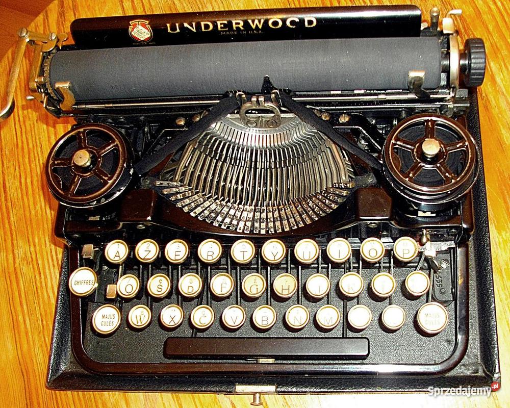Underwood maszyna do pisania Pozostałe dolnośląskie Wrocław sprzedam