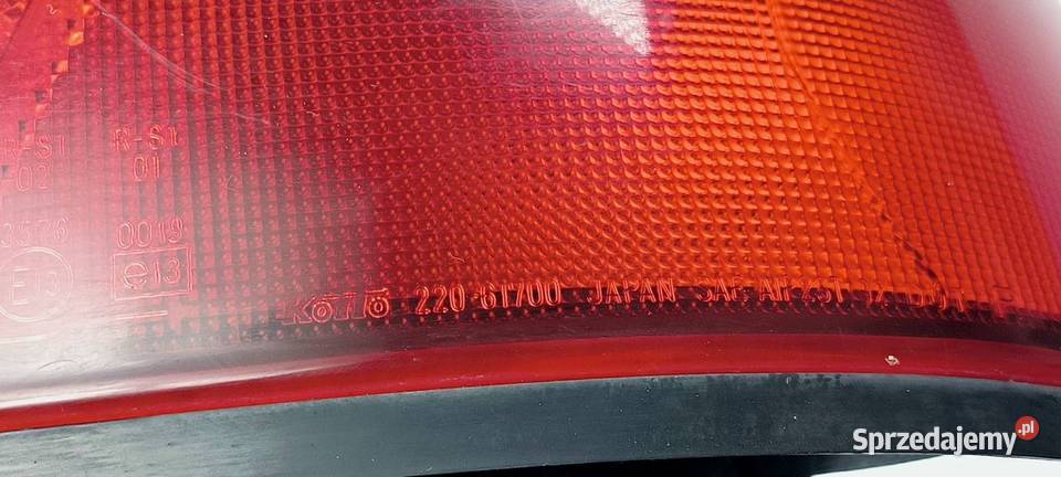 LAMPA PRAWA TYŁ MAZDA 323 Lipno